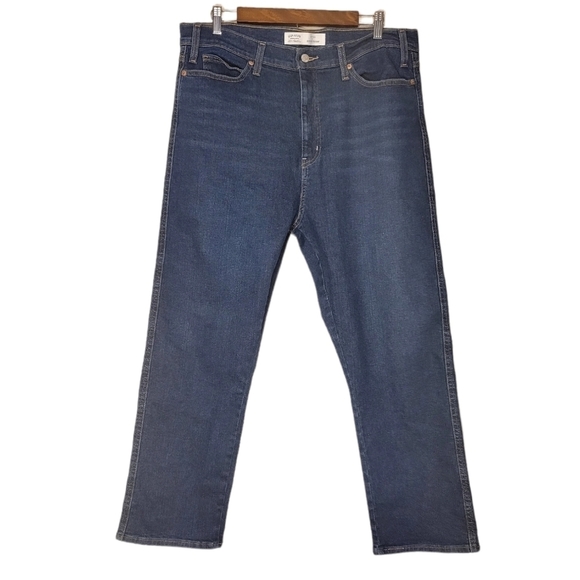 Signature by Levi Strauss Denim - 𝅺|Levis Signature| Plus Size High Rise Dark Wash Heritage Straight Leg Jeans
